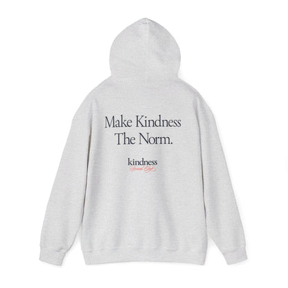 Make Kindness The Norm Unisex Adult Hoodie (Reg KSC Light) - By: Favio Moreno