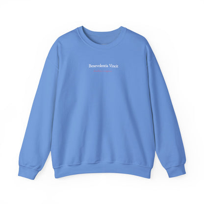 Kindness Conquers Unisex Crew Sweatshirt By: Favio Moreno (KSC Rich)