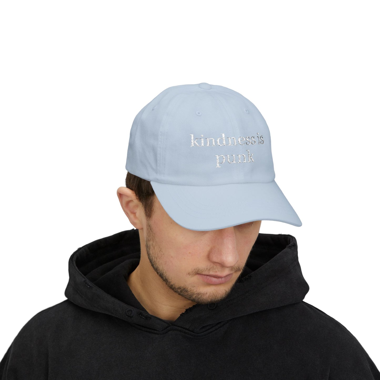 Kindness Is Punk  Embroidered Dad Cap