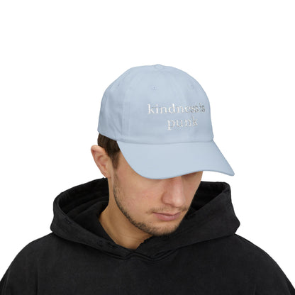 Kindness Is Punk  Embroidered Dad Cap