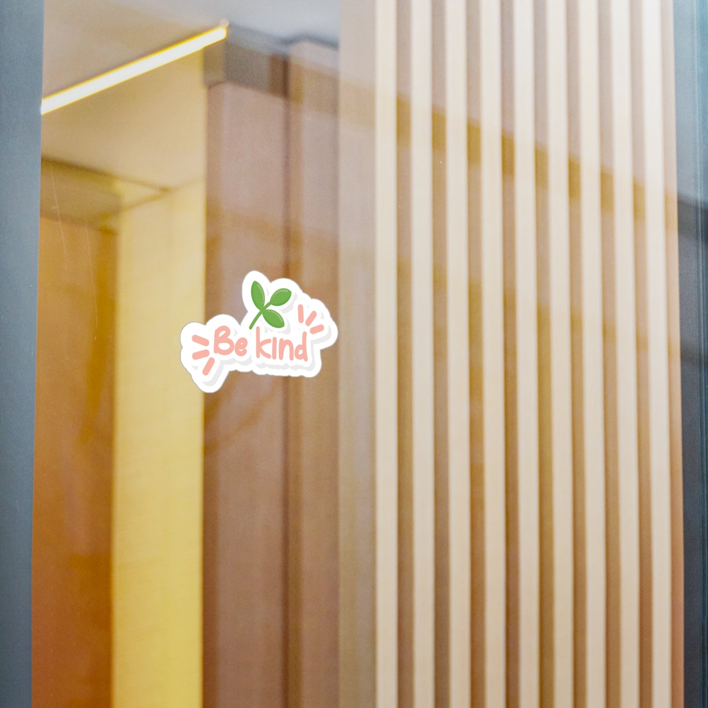 Be Kind Cute Plant Vinyl Sticker