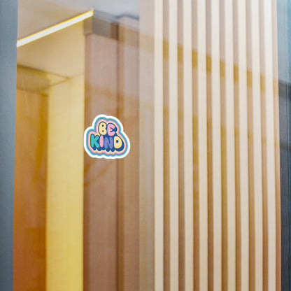 Be Kind Retro Bubble - Vinyl Decal