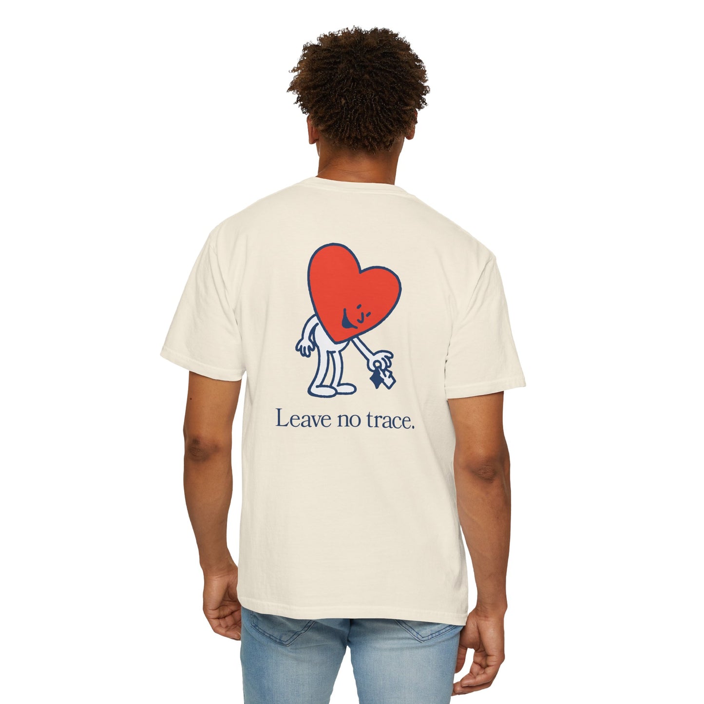 "Leave No Trace" Heart Graphic - Kindness Social Club T-Shirt