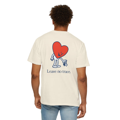 "Leave No Trace" Heart Graphic - Kindness Social Club T-Shirt