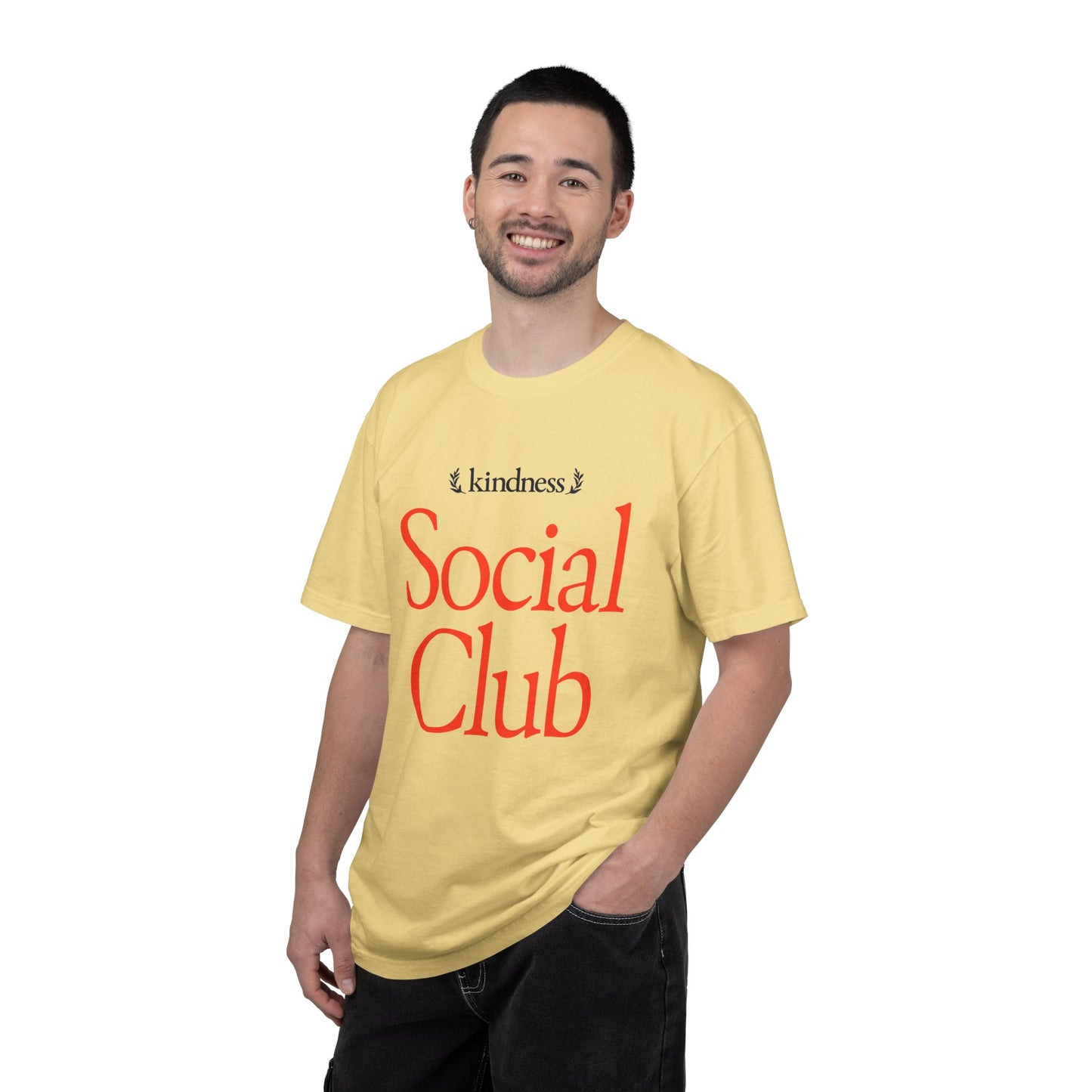 Kindness Social Club – By: Favio Moreno - Varsity Unisex T-Shirt (KSC Light)