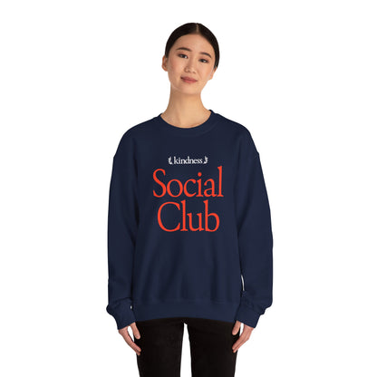 Kindness Social Club - By: Favio Moreno – Varsity Unisex Crew Sweatshirt (KSC Rich)