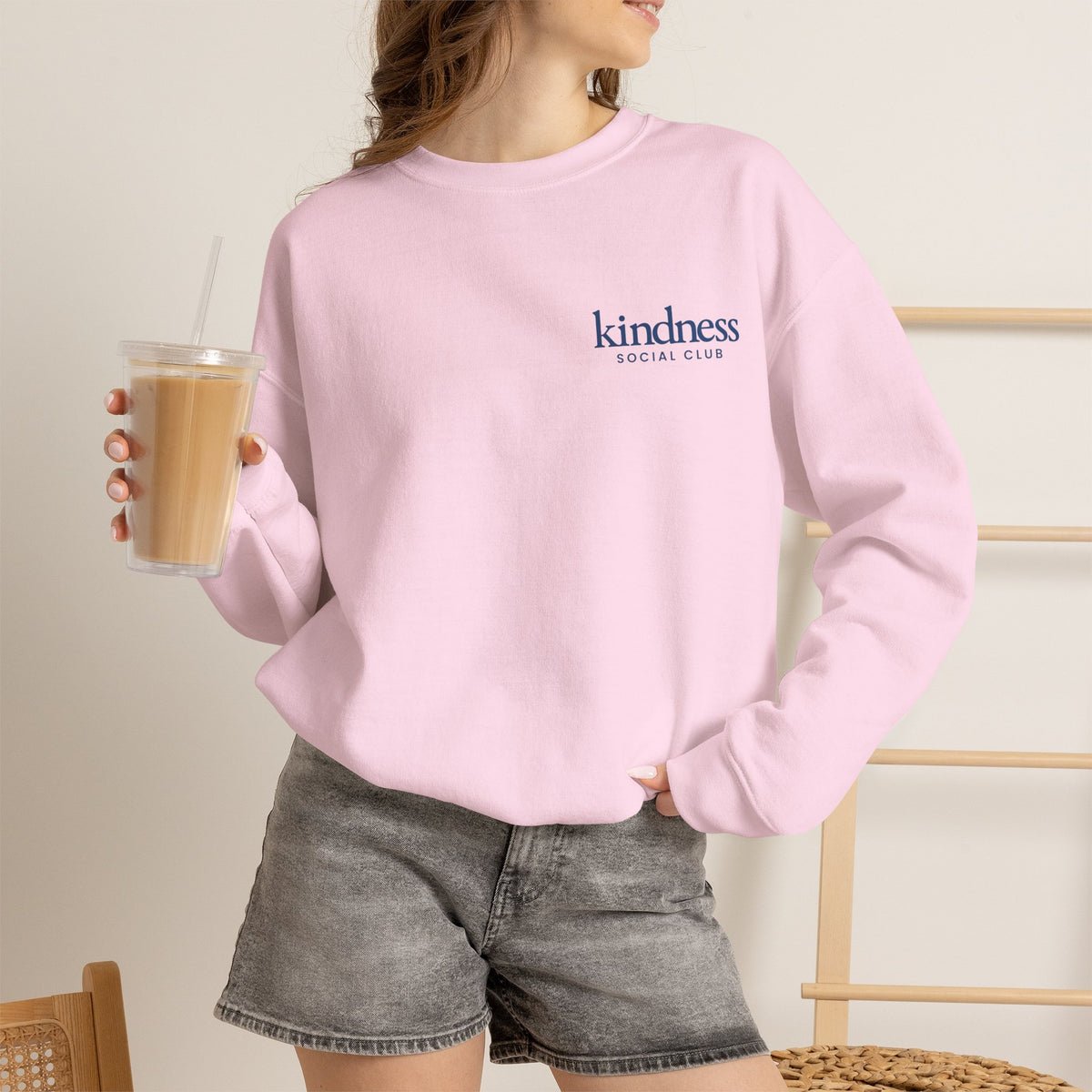 "Be the reason someone smiles today" Crewneck Sweatshirt