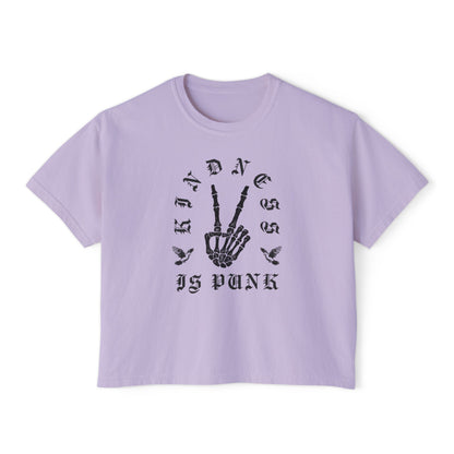 Gothic Dove Kindness -  Women's Boxy Tee by Favio Moreno