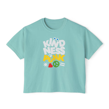 Peace, Love, and Punk Women's Boxy Tee by Favio Moreno