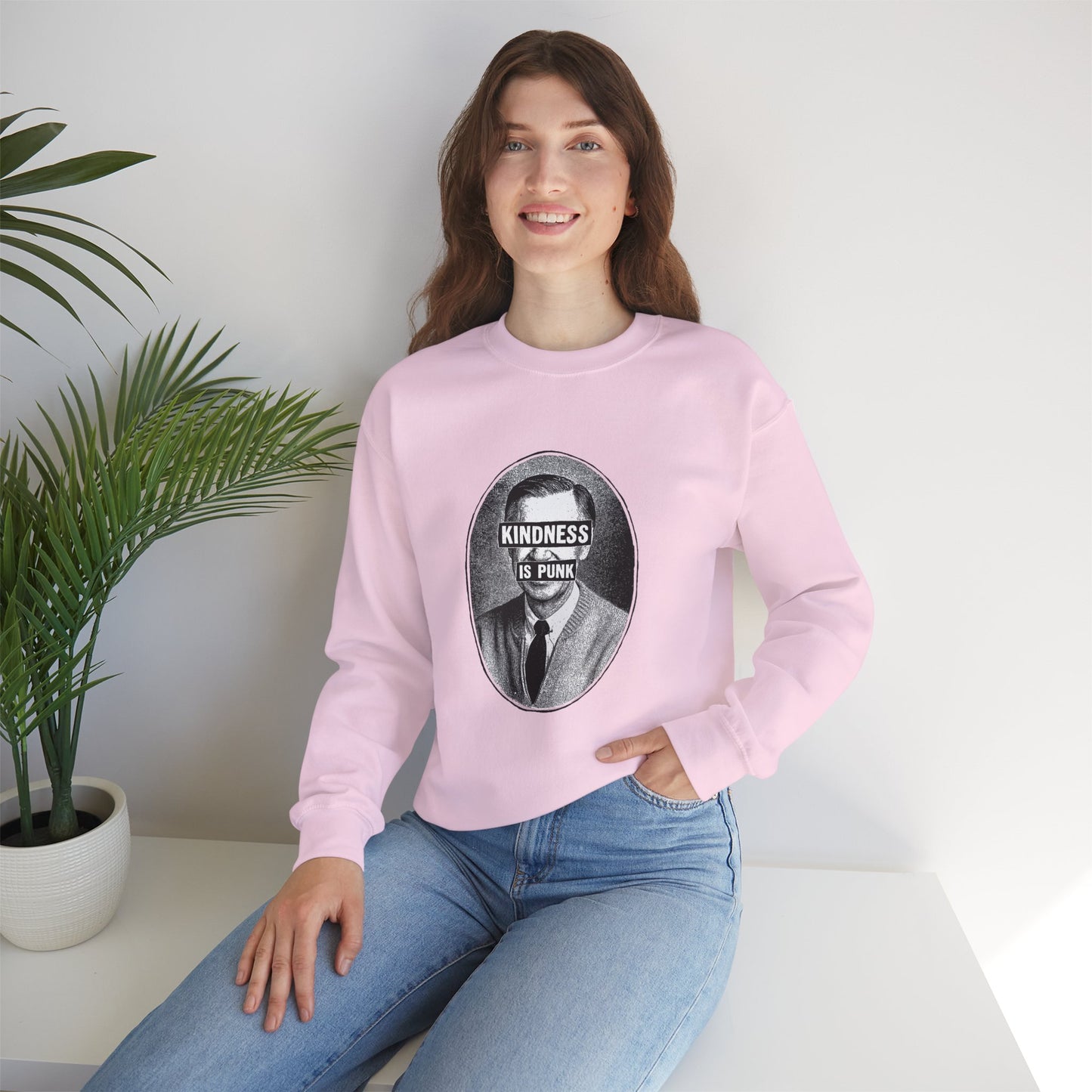 Unlikely Rebel Adult Sweatshirt- by Favio Moreno  Crewneck Sweatshirt