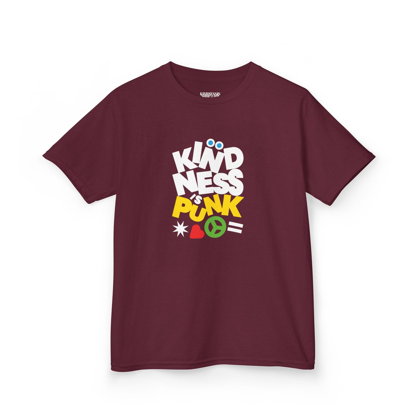 Peace, Love, and Punk Kid's T-shirt - by Favio Moreno