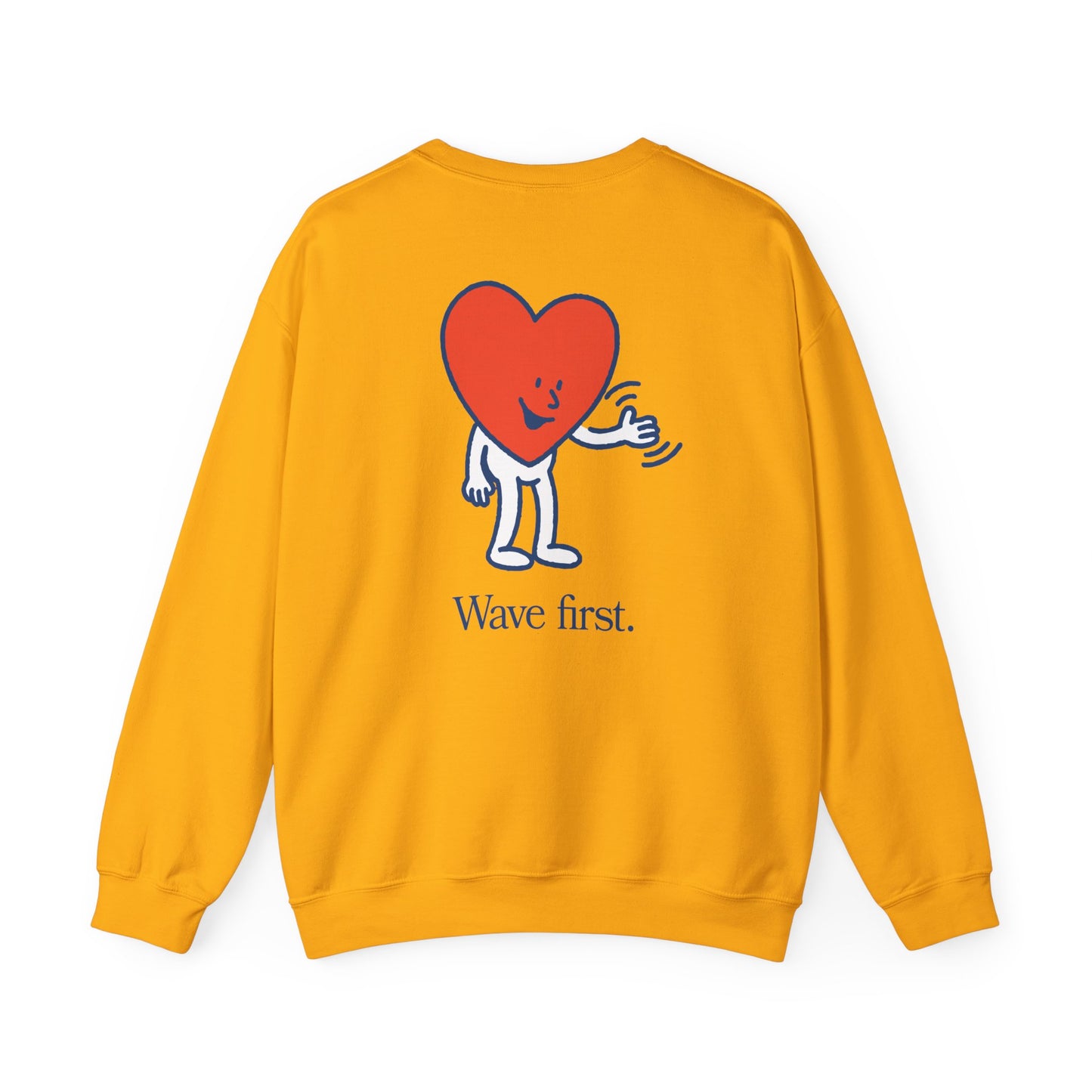 "Wave First" - Kindness Social Club - Crewneck Sweatshirt