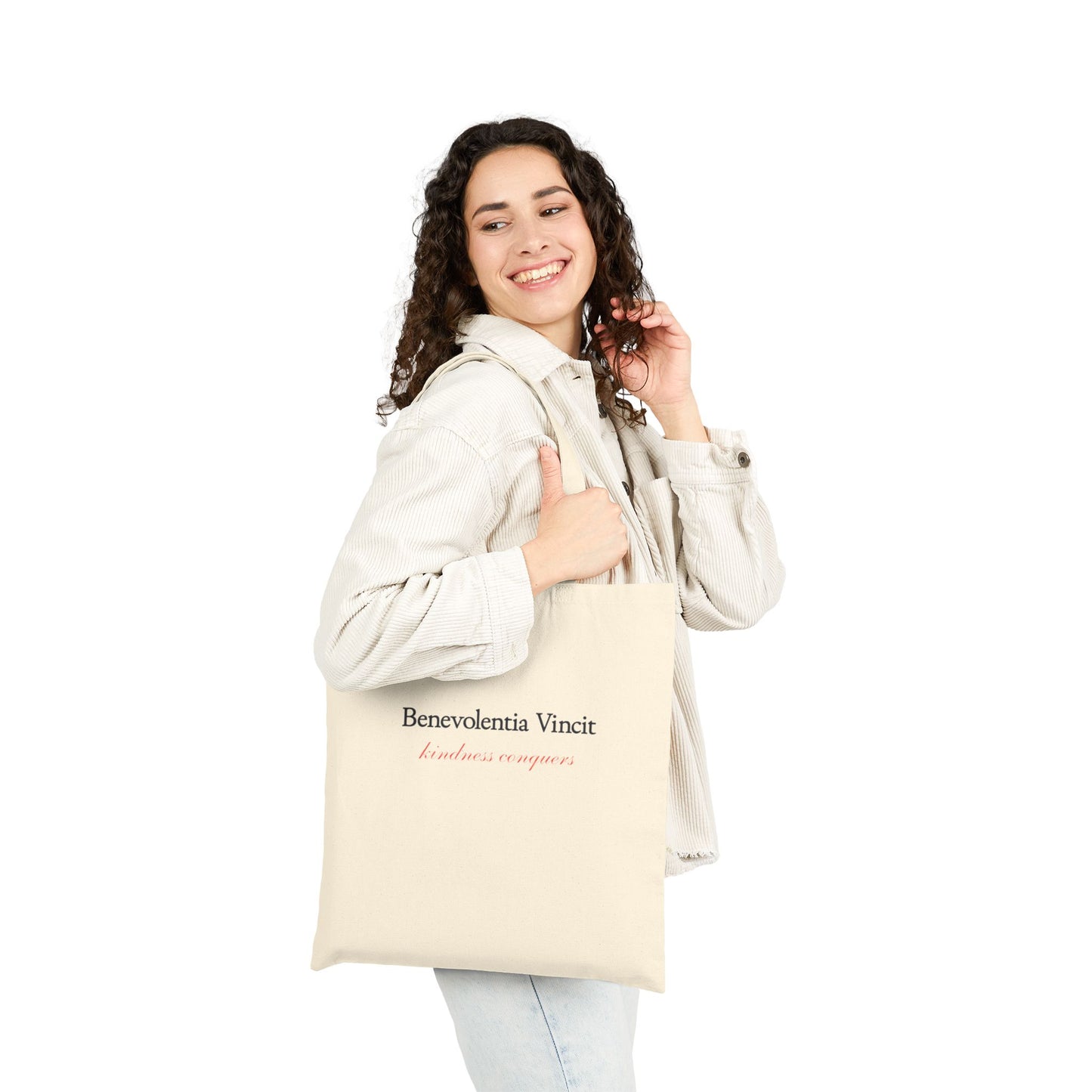 Kindness Conquers By: Favio Moreno (KSC) Canvas Tote