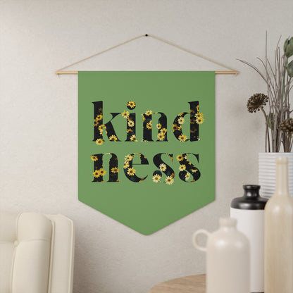 In Bloom Kindness Floral Pennant - By: AMR