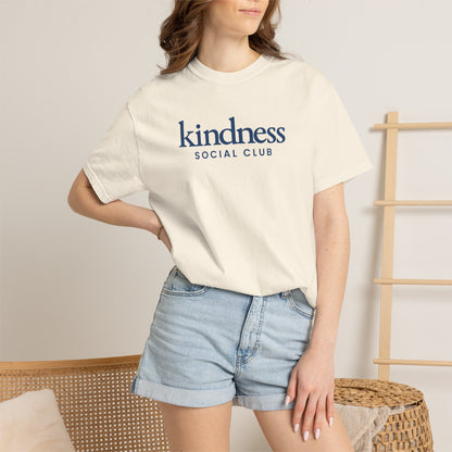 Kindness Social Club T-Shirt — "Stay Kind" Heart & Dog Graphic Tee