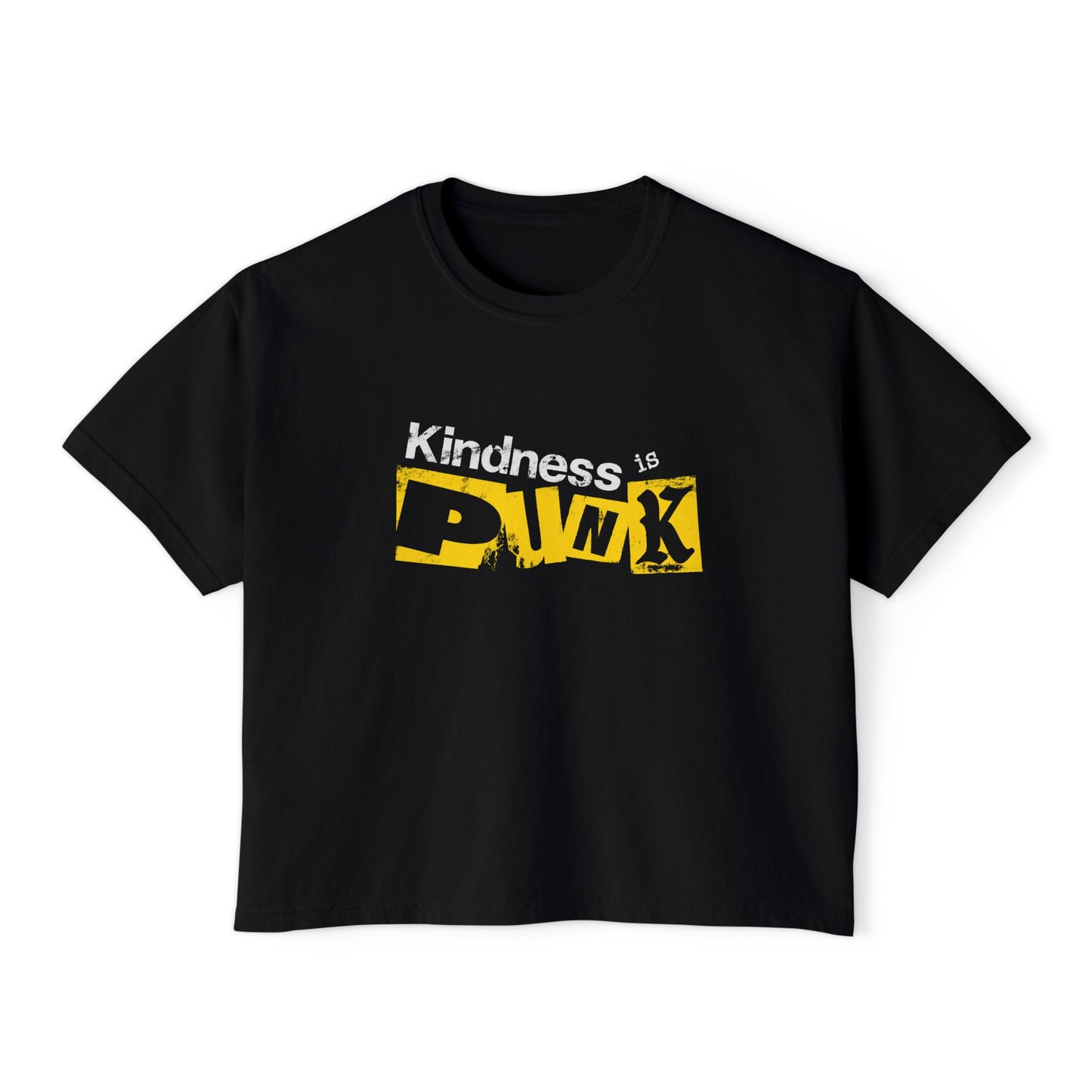 Yellow Signal -  Women's Boxy Tee by Favio Moreno