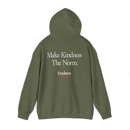 Make Kindness The Norm Unisex Adult Hoodie (Reg KSC Rich) By: Favio Moreno