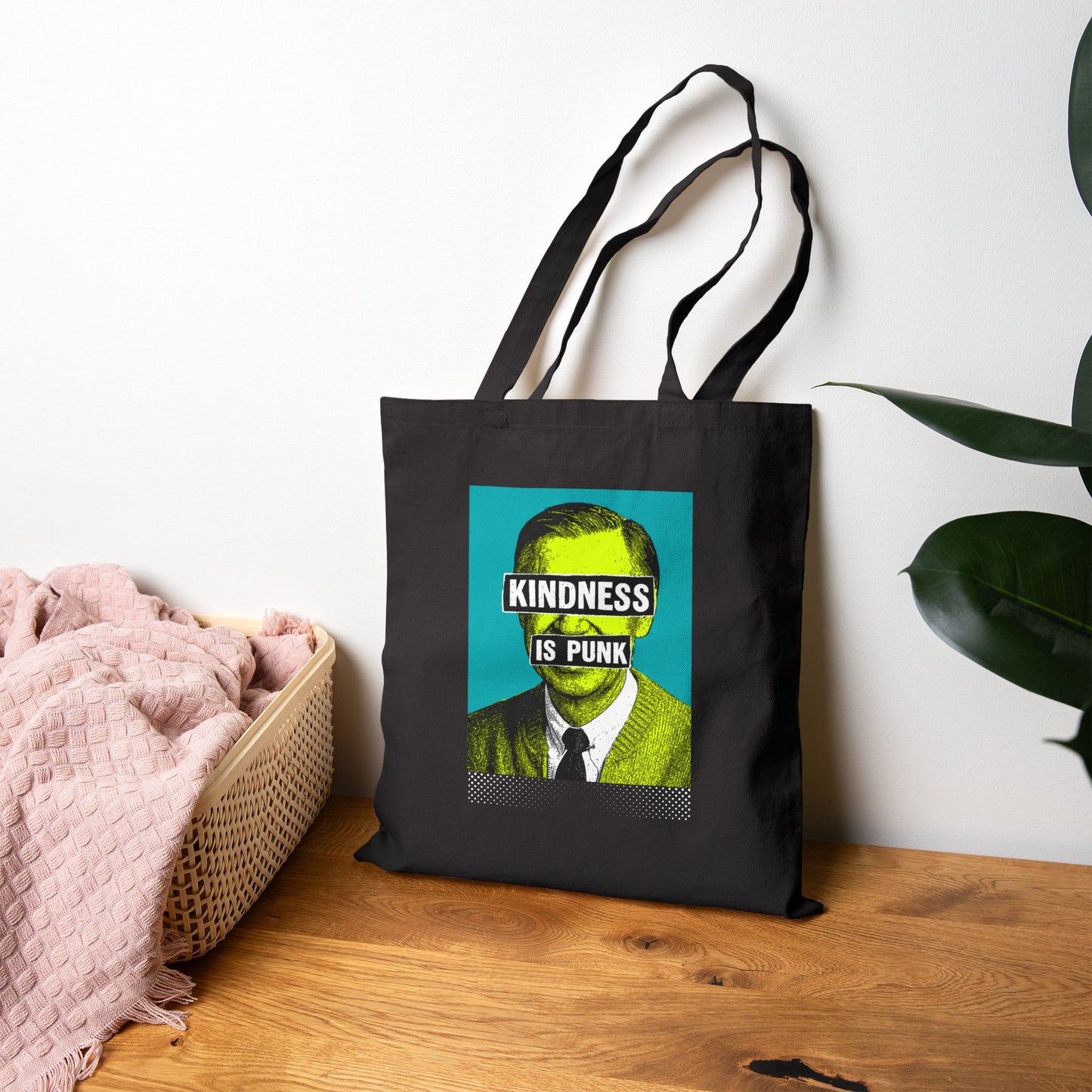 Unlikely Rebel Pop Art Edition Blue Tote