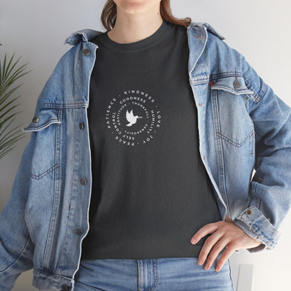 Peace Dove Circle Graphic Tee — "Be Kind To One Another"