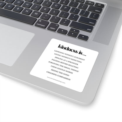 Kindness Is a Superpower Sticker 3x3