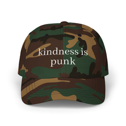 Kindness Is Punk  Embroidered Dad Cap