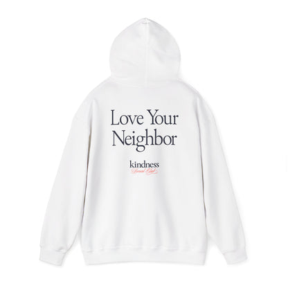 Love your Neighbor - By: Favio Moreno - Unisex Adult Hoodie (KSC, Reg, Light)