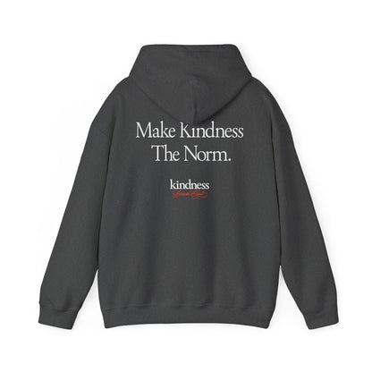 Make Kindness The Norm Unisex Adult Hoodie (Reg KSC Rich) By: Favio Moreno