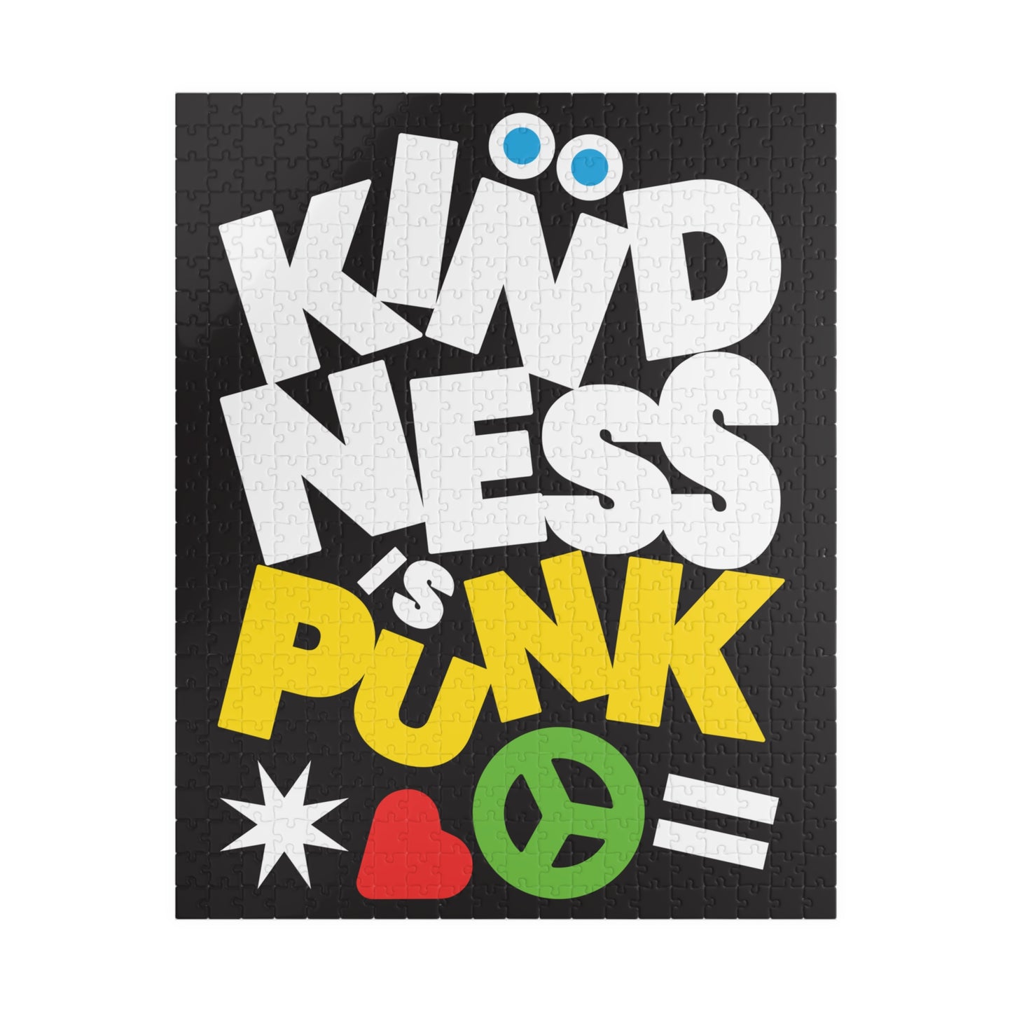 Peace, Love, & Punk Jigsaw Puzzle (520 pcs) - By Favio Moreno