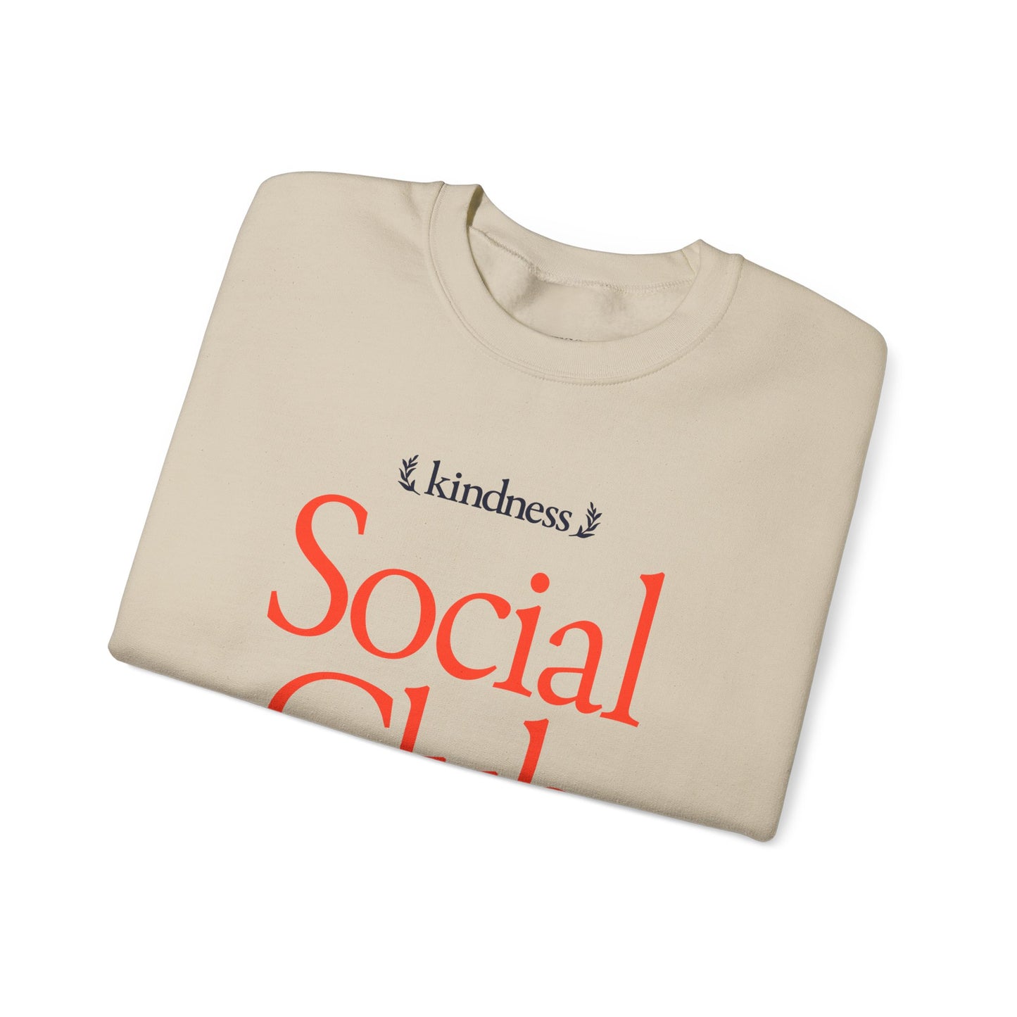 Kindness Social Club – By: Favio Moreno - Varsity Unisex Crew Sweatshirt (KSC Light)