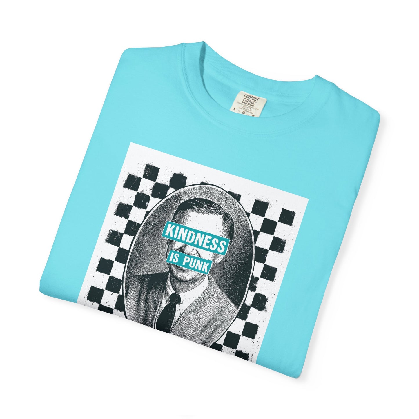 Unlikely Rebel Checkered Edition Unisex T-shirt (Blue)