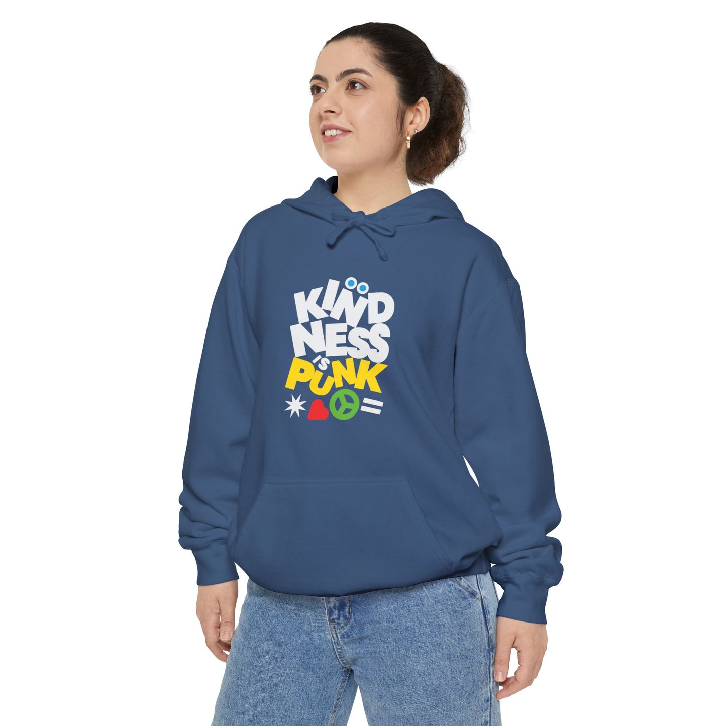 Peace, Love, and Punk Hoodie -  by Favio Moreno