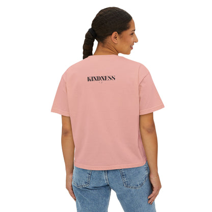 Peace, Love, and Punk Women's Boxy Tee by Favio Moreno