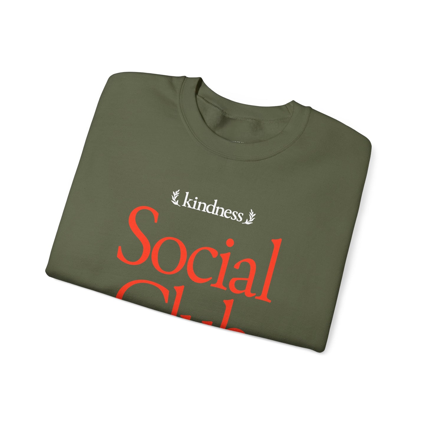 Kindness Social Club - By: Favio Moreno – Varsity Unisex Crew Sweatshirt (KSC Rich)