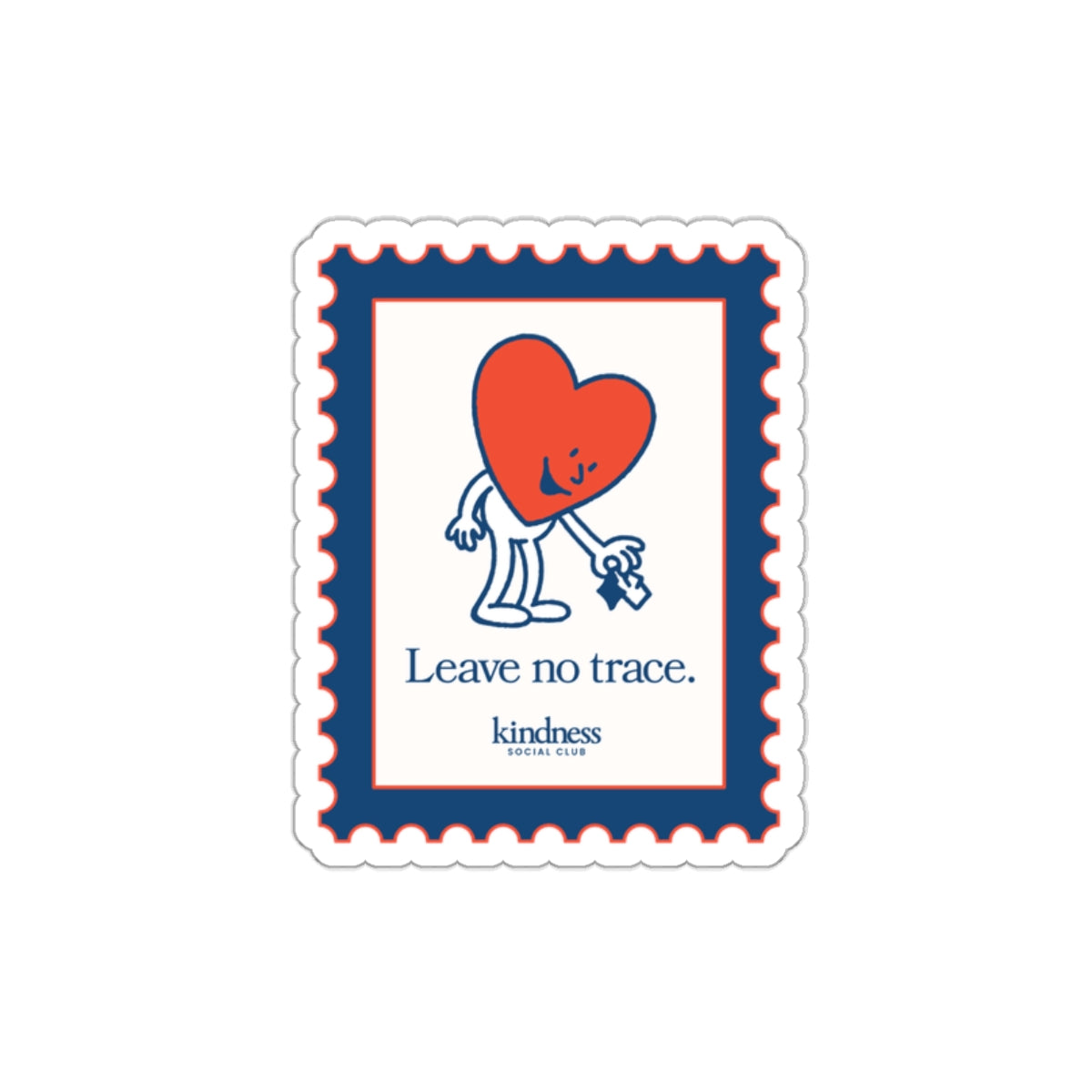 "Leave no Trace" - Kindness Social Club Die Cut Sticker