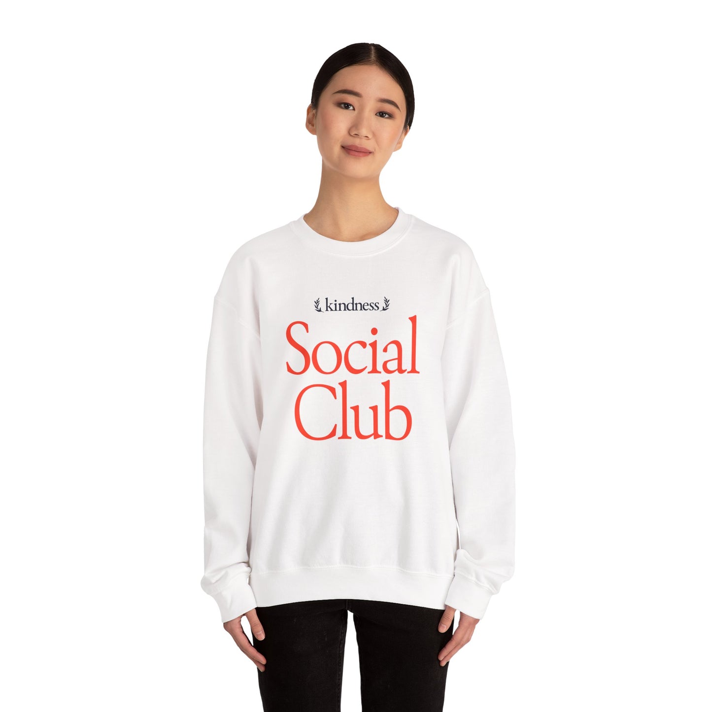 Kindness Social Club – By: Favio Moreno - Varsity Unisex Crew Sweatshirt (KSC Light)