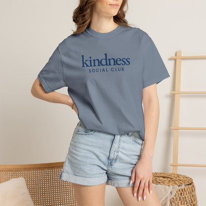 Kindness Social Club T-Shirt — "Stay Kind" Heart & Dog Graphic Tee