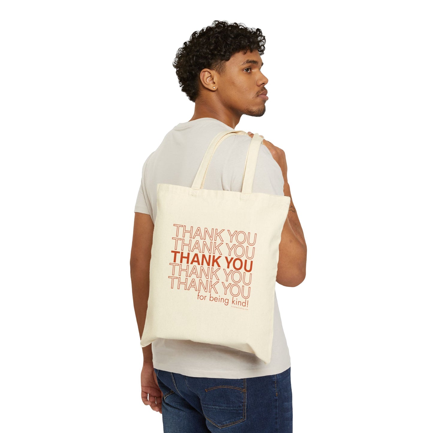 Thank You For Being Kind Canvas Tote Bag