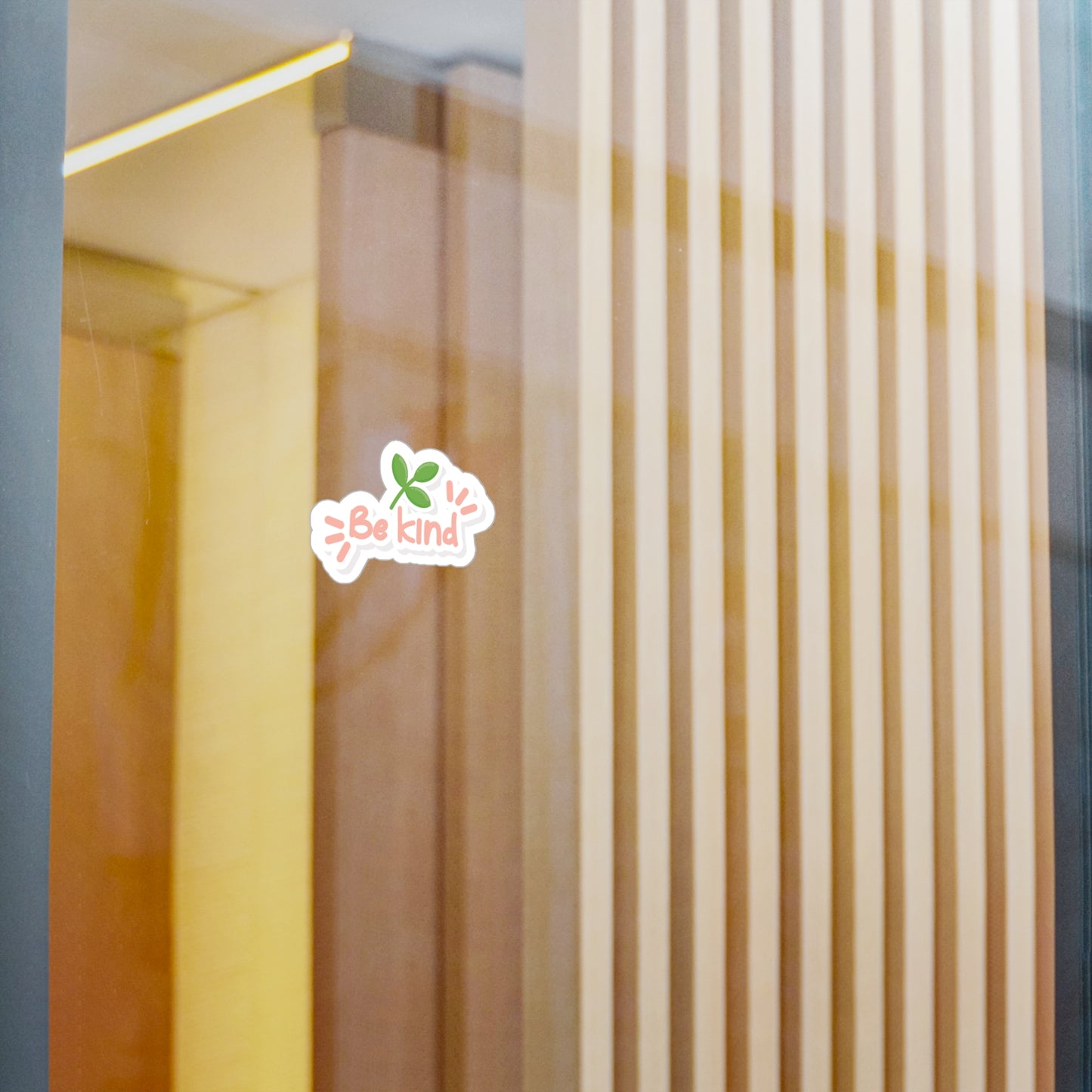 Be Kind Cute Plant Vinyl Sticker