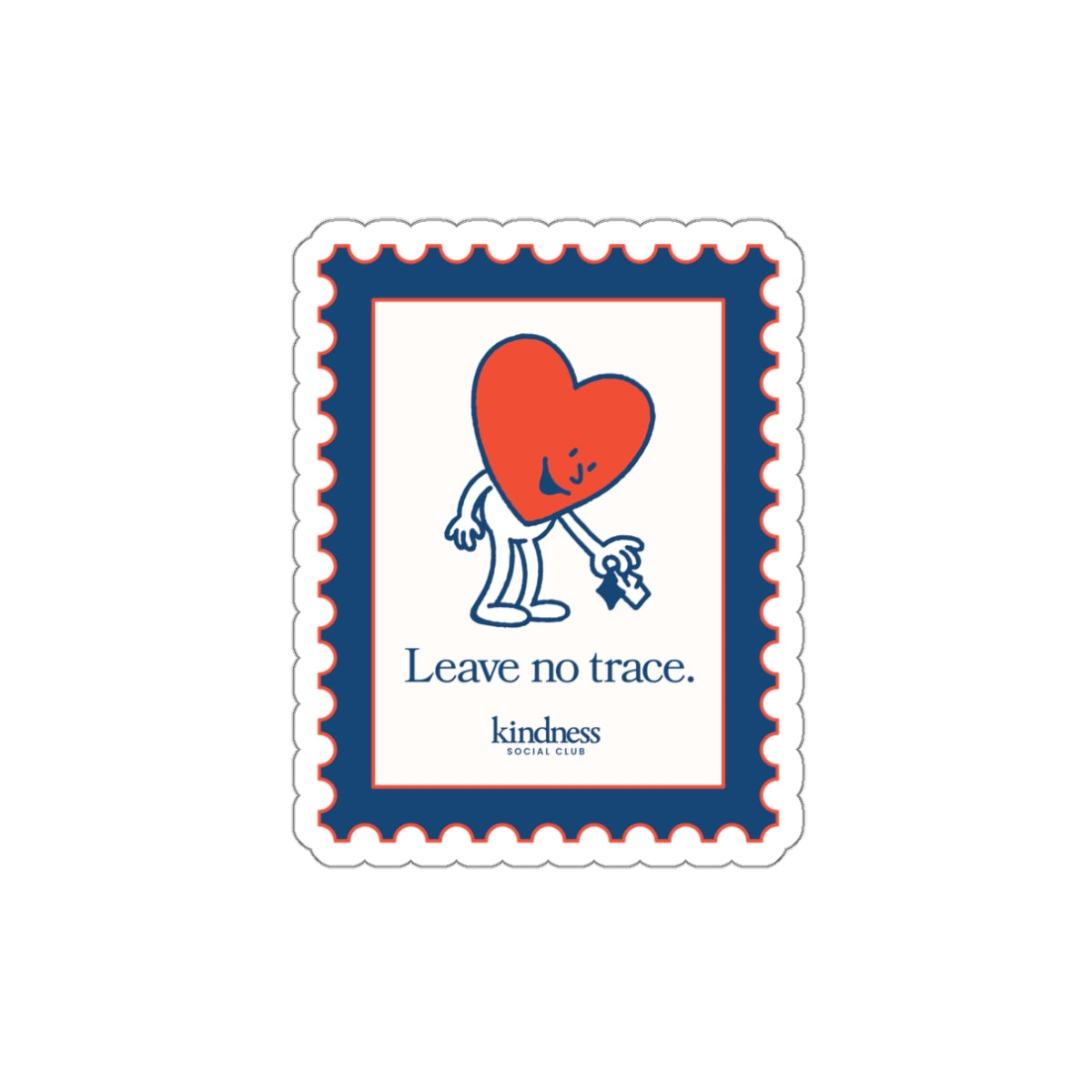 "Leave no Trace" - Kindness Social Club Die Cut Sticker