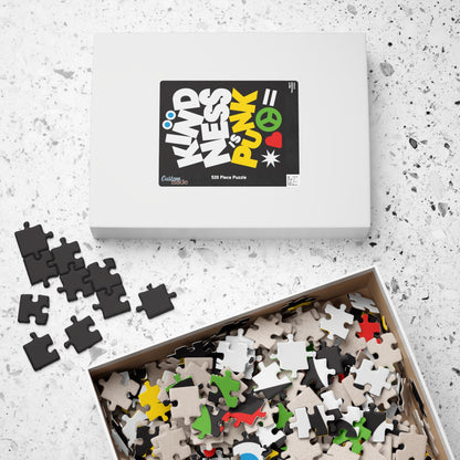 Peace, Love, & Punk Jigsaw Puzzle (520 pcs) - By Favio Moreno