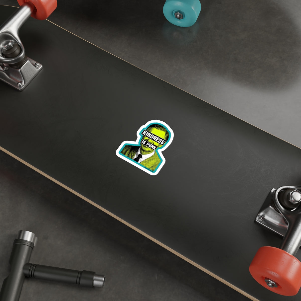 Unlikely Rebel Pop Art Edition Die-Cut Sticker Blue