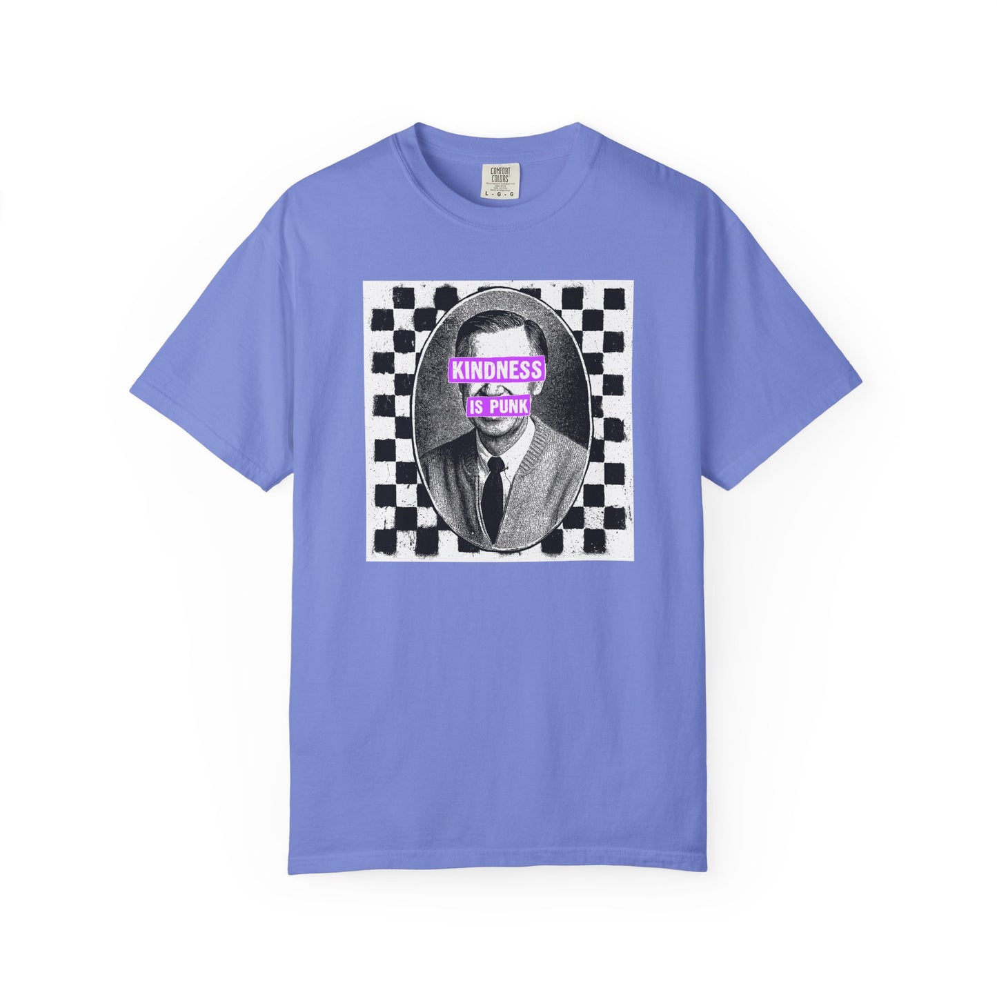 Unlikely Rebel Checkered Edition Unisex T-shirt (Violet)