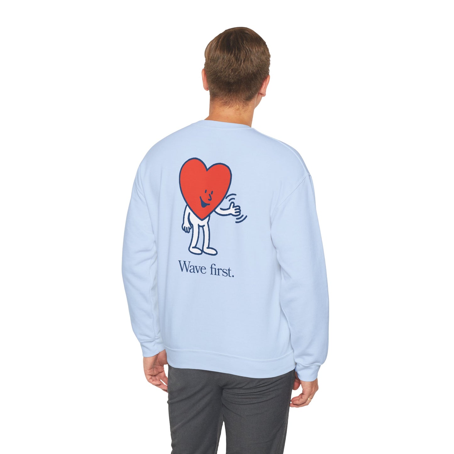 "Wave First" - Kindness Social Club - Crewneck Sweatshirt