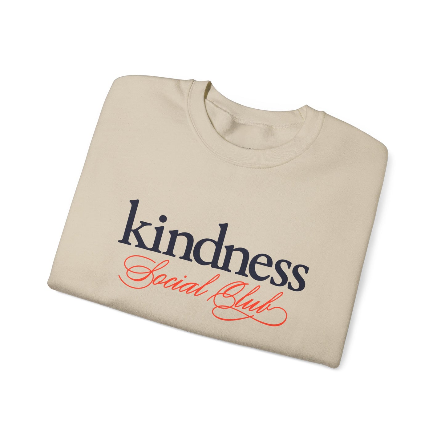 Kindness Social Club Classic Adult Crew Sweatshirt (KSC Light) - By: Favio Moreno