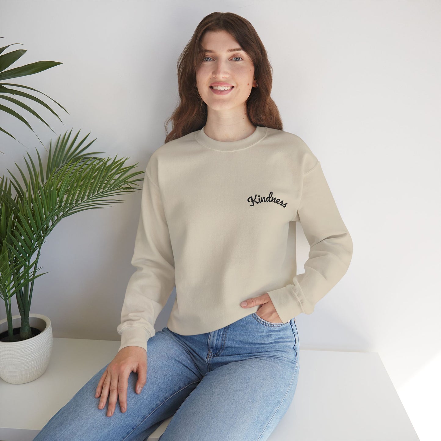 Kindness Embroidered Sweatshirt