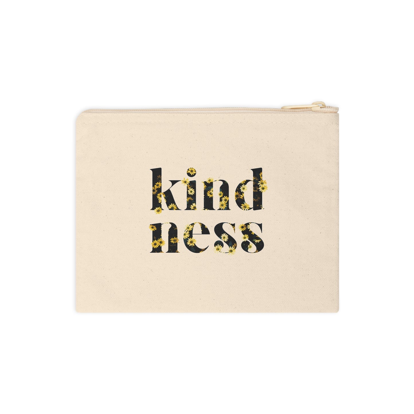 In Bloom By: AMR -  Canvas Zipper Accessory Bag