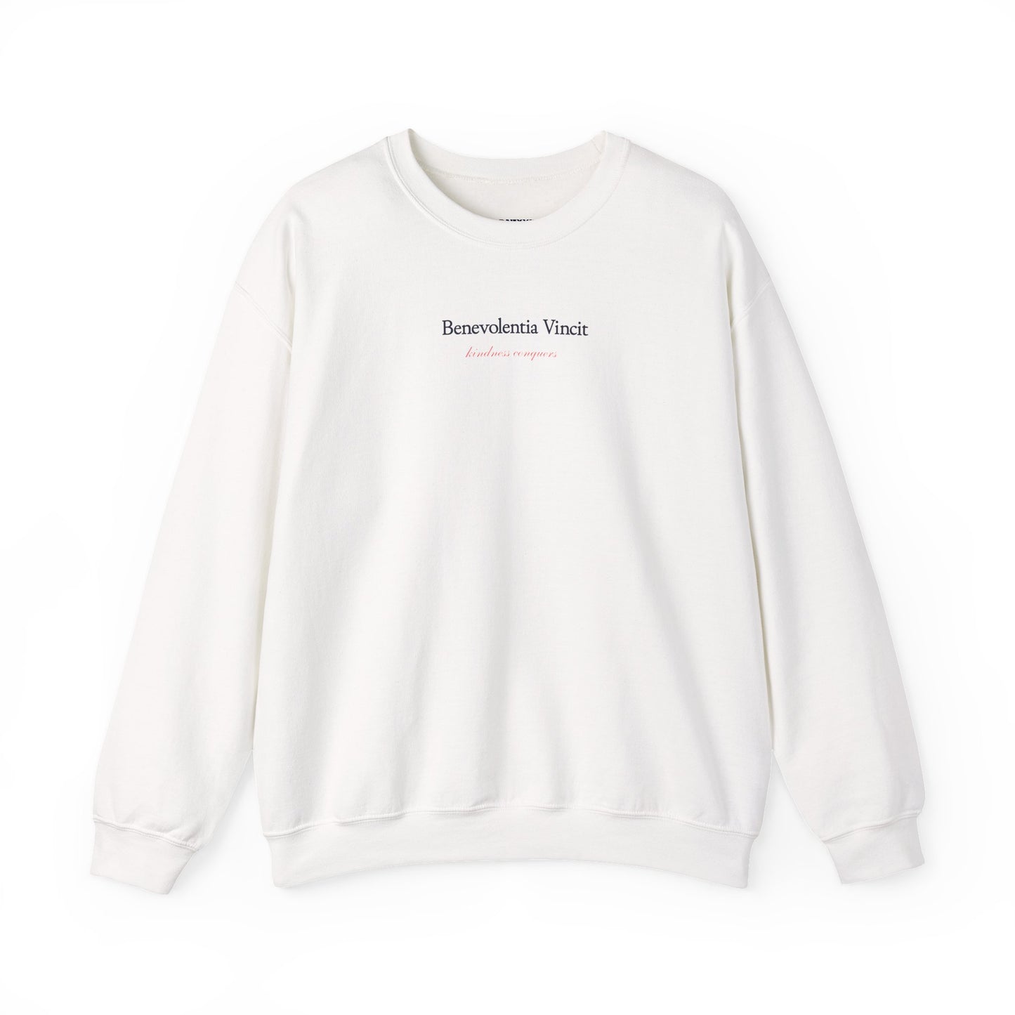 Kindness Conquers Unisex Crew Sweatshirt  - By: Favio Moreno (KSC Light)