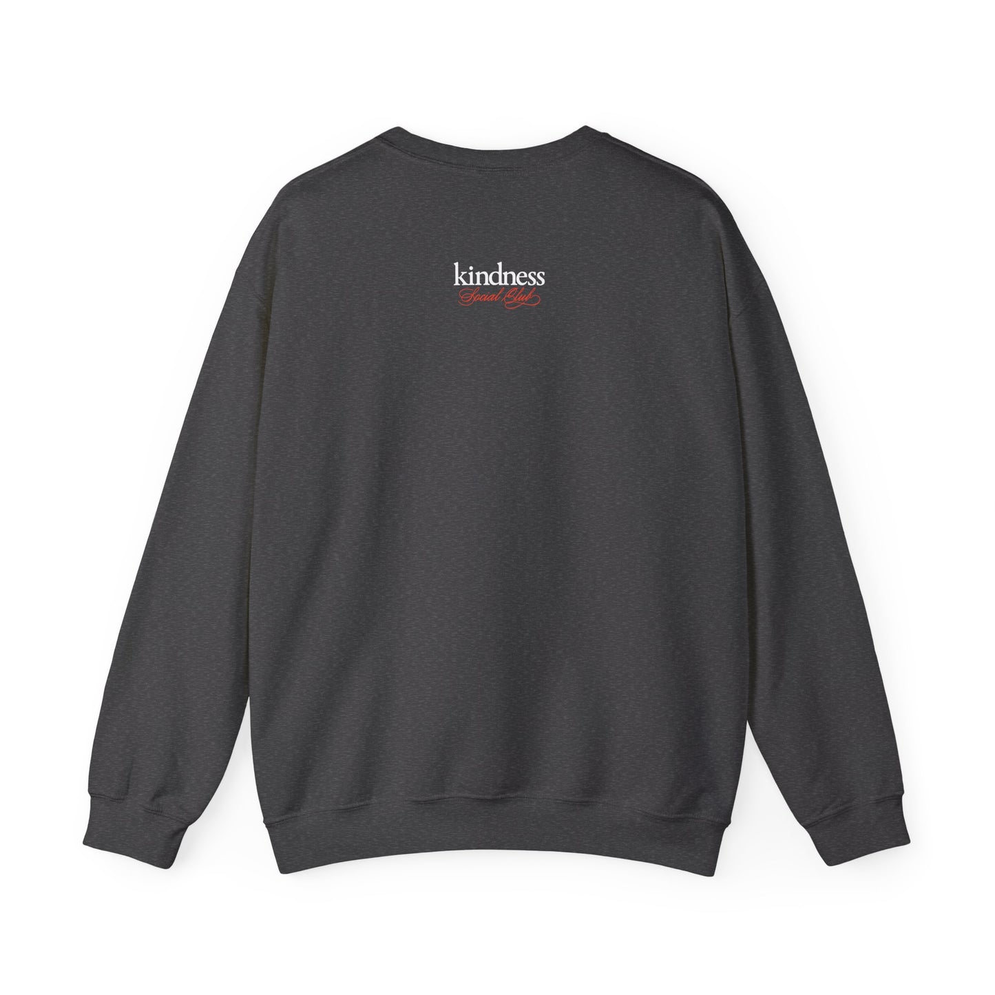 Kindness Social Club - By: Favio Moreno – Varsity Unisex Crew Sweatshirt (KSC Rich)