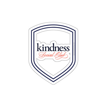 Kindness Social Club Classic (KSC) Die Cut Sticker 3x3 - By: Favio Moreno