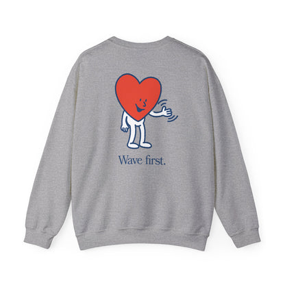 "Wave First" - Kindness Social Club - Crewneck Sweatshirt